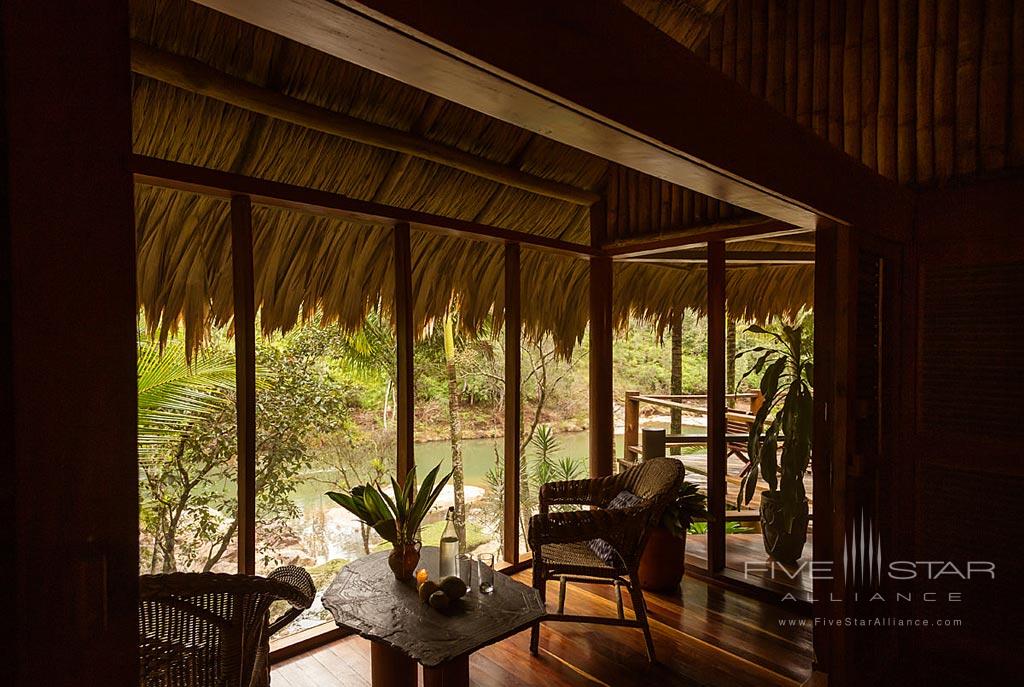 Lounge with Views at Blancaneaux Lodge, Belize