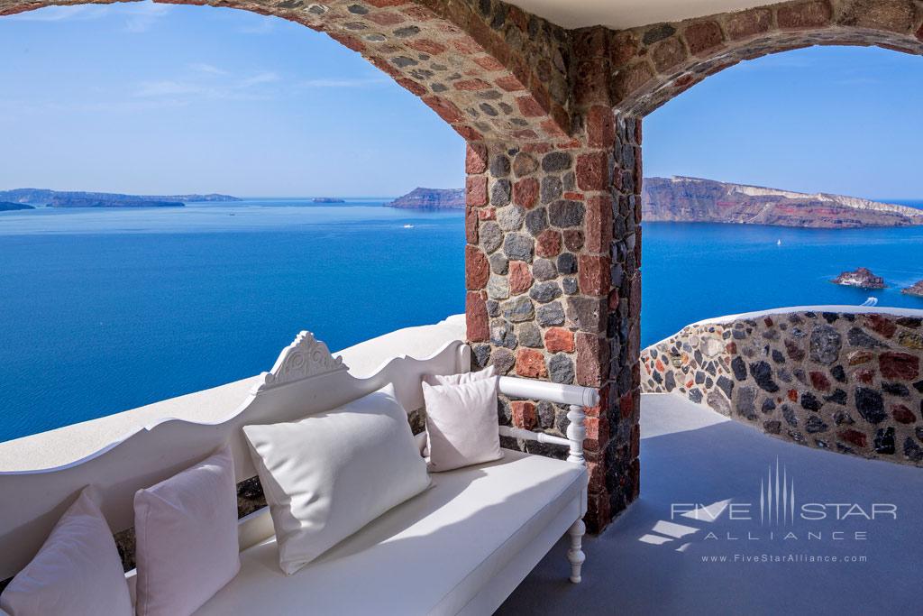 Lounge with Views at Canaves Oia Suites, Greece