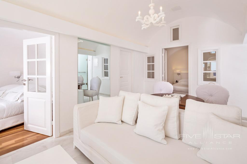 Grand Suite Lounge at Canaves Oia Suites, Greece