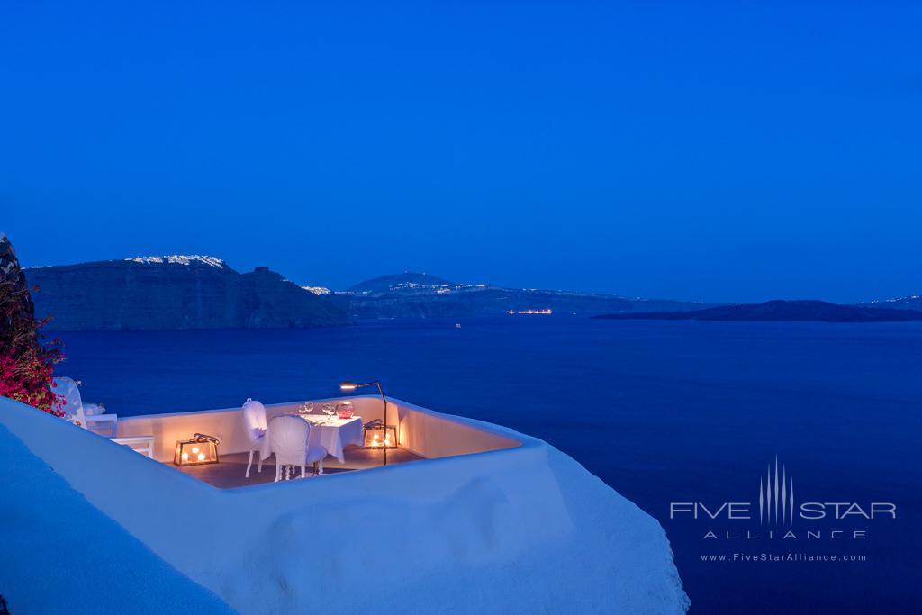 Dine with Breathtaking Views at Canaves Oia Suites, Greece