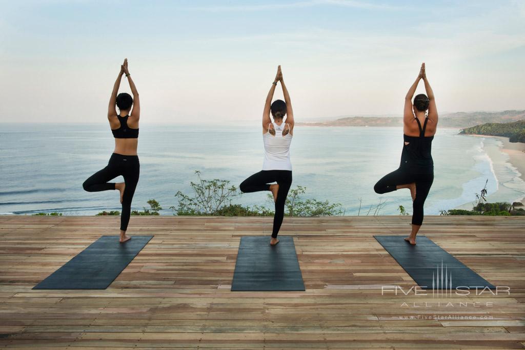 Yoga Pavilion Tree Pose at Nihi Sumba Island formerly Nihiwatu Resort, Sumba, Indonesia