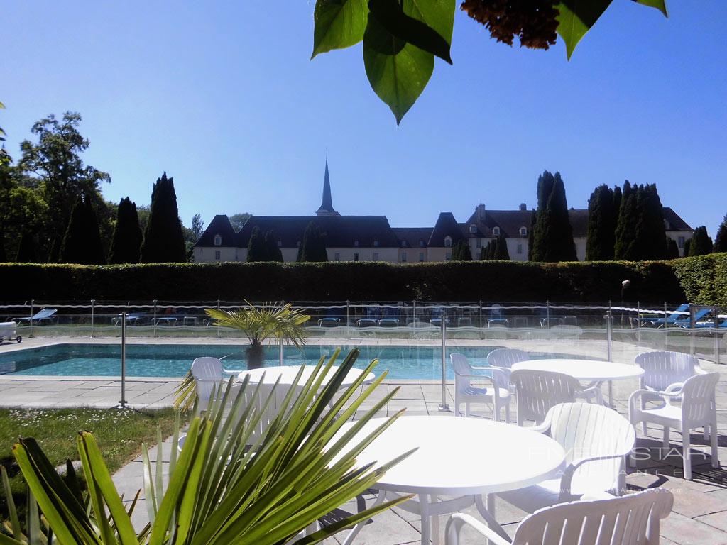 Outdoor Pool at Chateau de Gilly, France