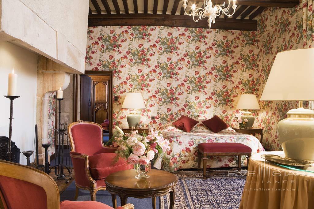 Guest Room at Chateau de Gilly, France
