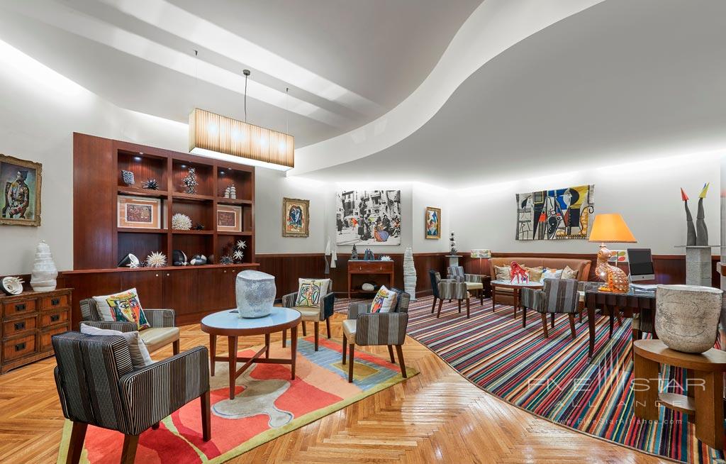 Lobby of Hotel Juana, Antibes, France