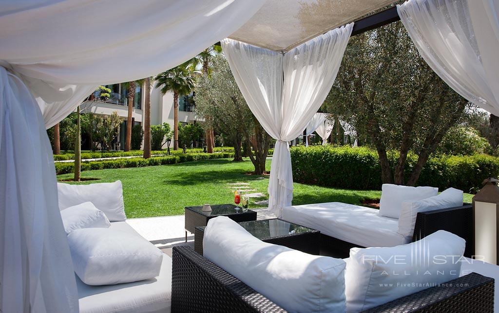 Garden Lounge at Villa Diyafa, Morocco