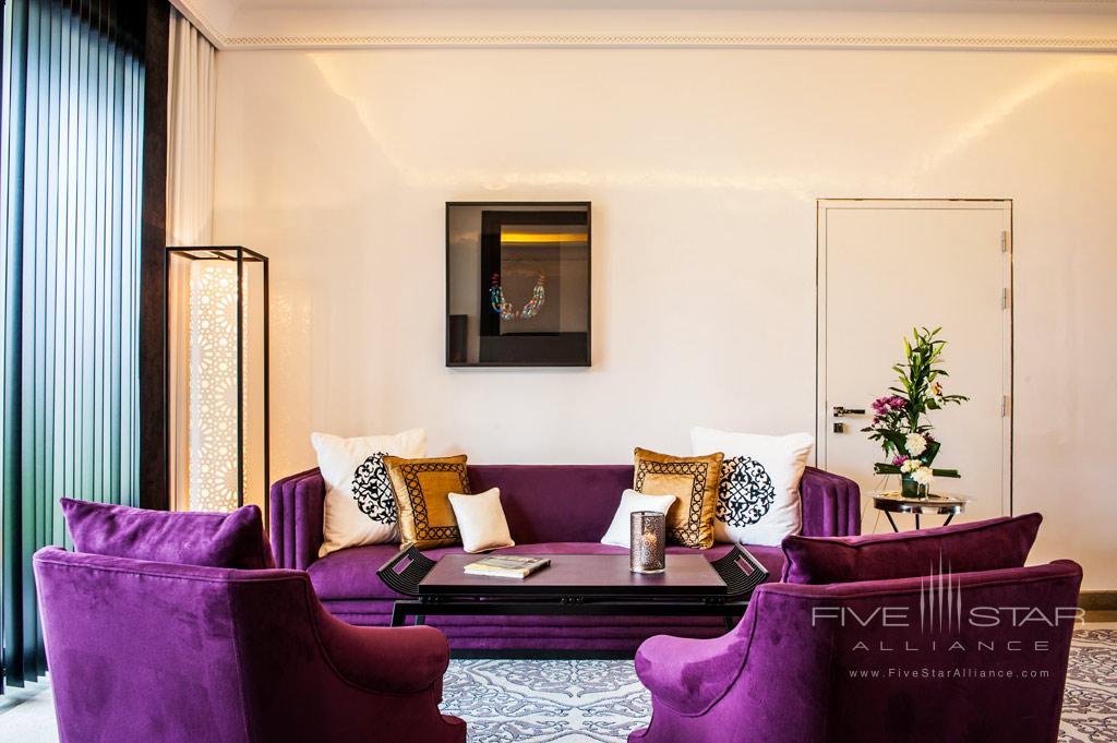 Guest Lounge at Villa Diyafa, Morocco