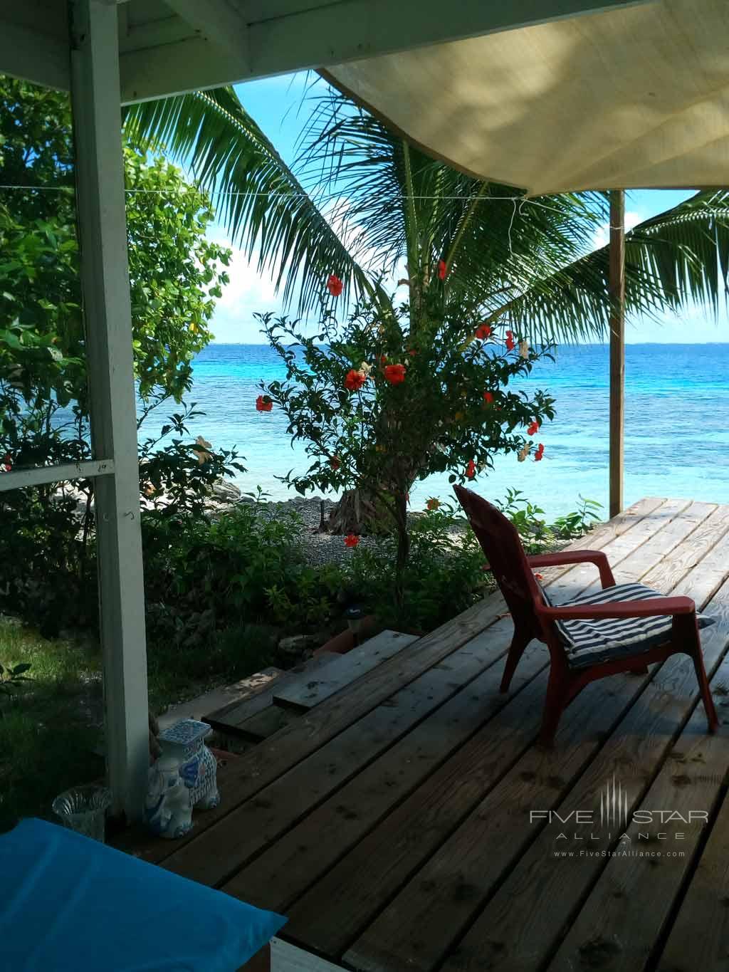 Beach House Terrace at Boutique Resort Bikendrik Island, Bikendrik Island, Marshall Islands