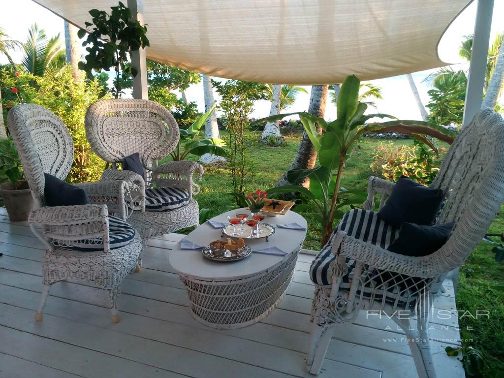Terrace Lounge at Boutique Resort Bikendrik Island, Bikendrik Island, Marshall Islands