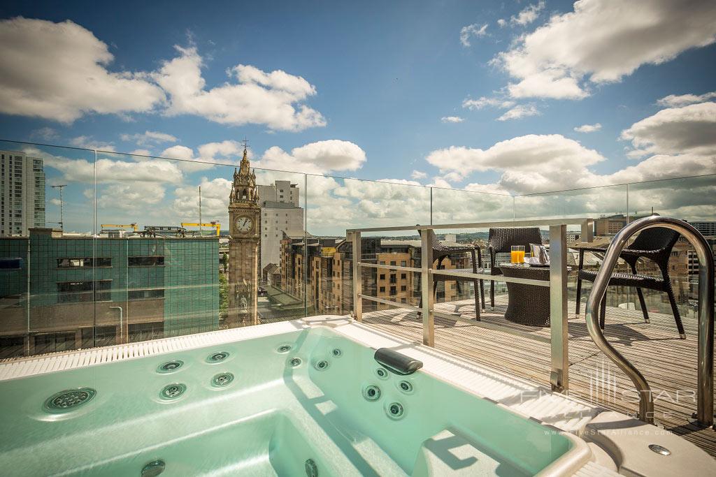 Rooftop Hot Tub at The Merchant Hotel, Belfast, Northern Ireland