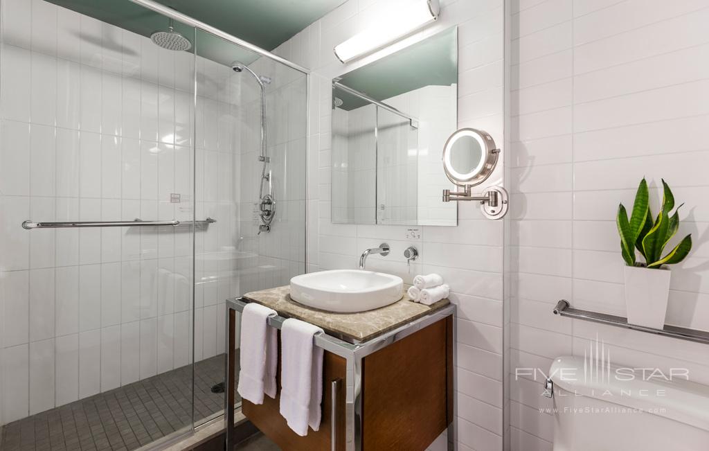 Premium Double Queen Bath at Hotel Le Crystal, Montreal, Quebec, Canada