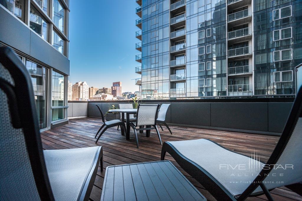 Penthouse Terrace Suite at Hotel Le Crystal, Montreal, Quebec, Canada