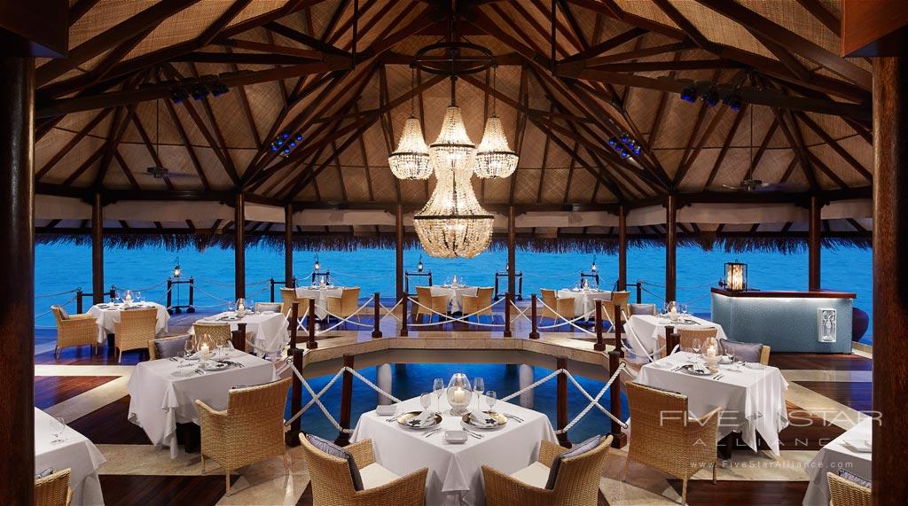 The Deep End Dining Room at Taj Exotica Resort and Spa, Male, Maldives