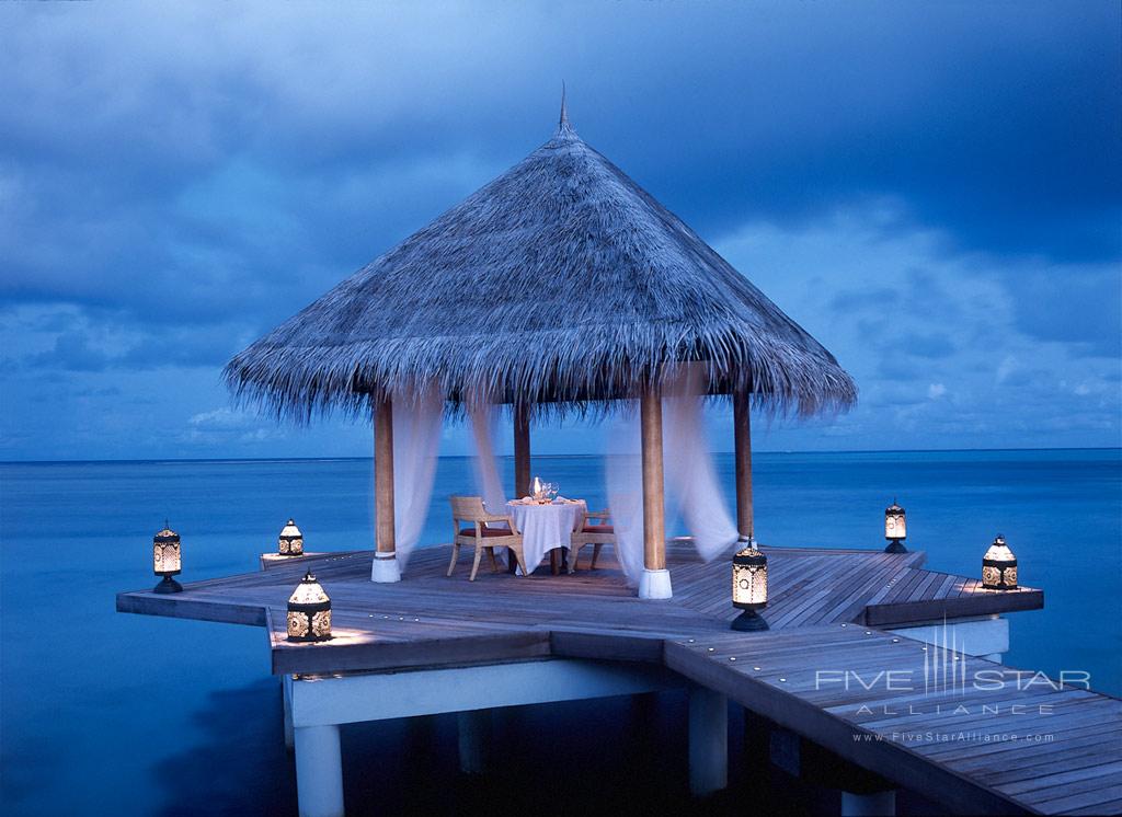 Private Ocean Side Dining at Taj Exotica Resort and Spa, Male, Maldives