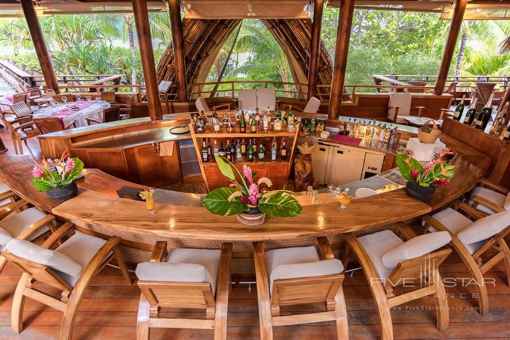 Bar at Le Taha'a Island Resort &amp; Spa, Taha'a, French Polynesia