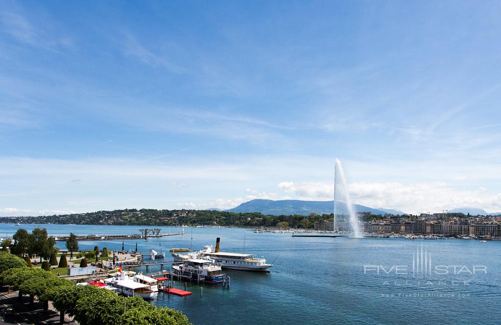 Lake Leman Views, Hotel de la Paix Geneva, Geneve, Switzerland