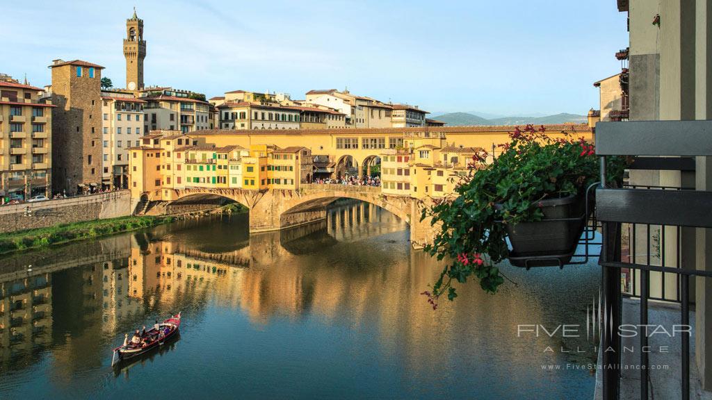 Views from Hotel Hotel Lungarno, Florence, Italy