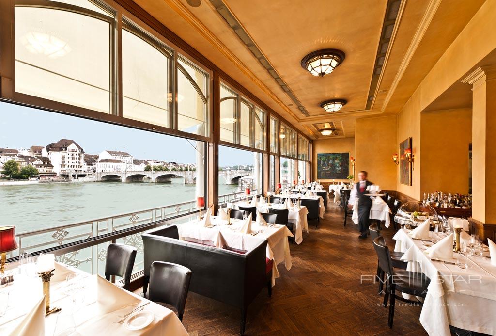 Dine with Views at Grand Hotel Les Trois Rois, Basel, CH, Switzerland