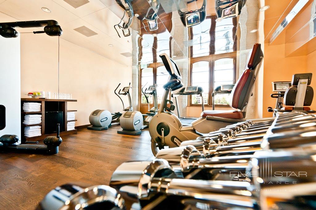 Gym at Grand Hotel Les Trois Rois, Basel, CH, Switzerland