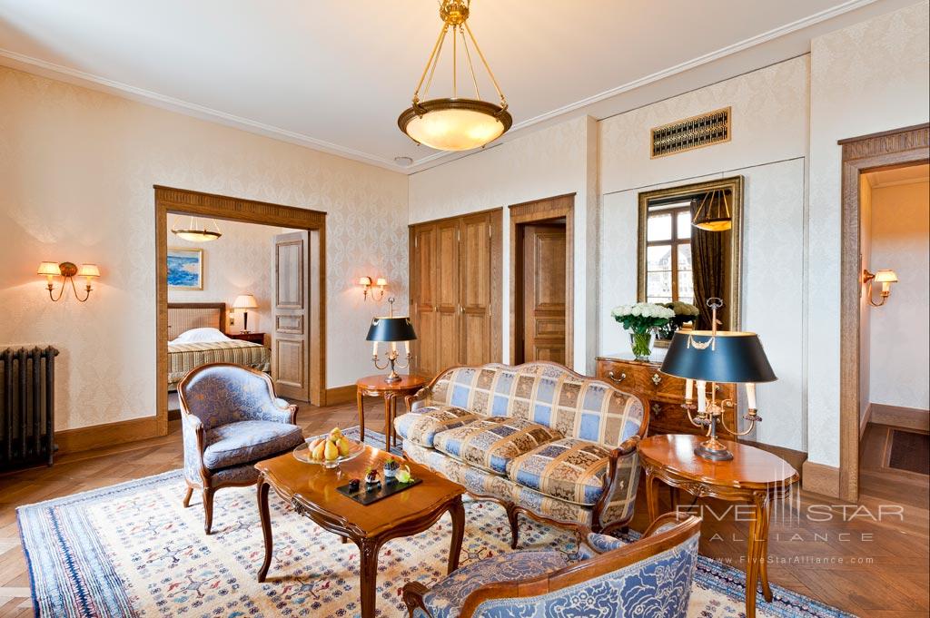 Suite Living at Grand Hotel Les Trois Rois, Basel, CH, Switzerland
