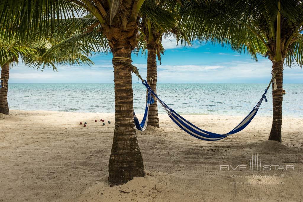 Beach Hammock at Turtle Inn, Stann Creek District, Belize