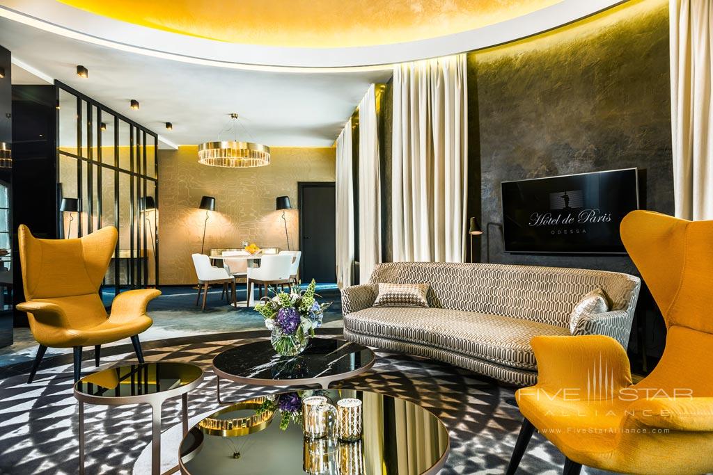 Lounge at Hôtel de Paris Odessa, Ukraine