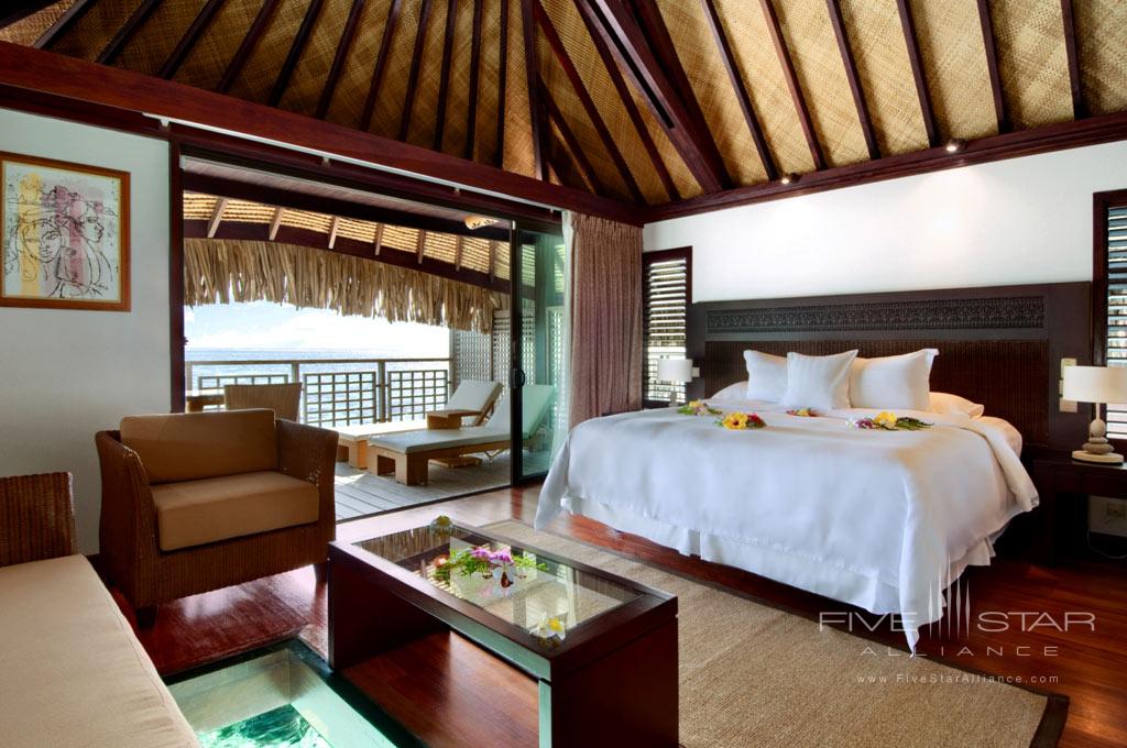 Overwater Bungalow Guest Room at Hilton Moorea Lagoon Resort &amp; Spa, Papetoai, French Polynesia