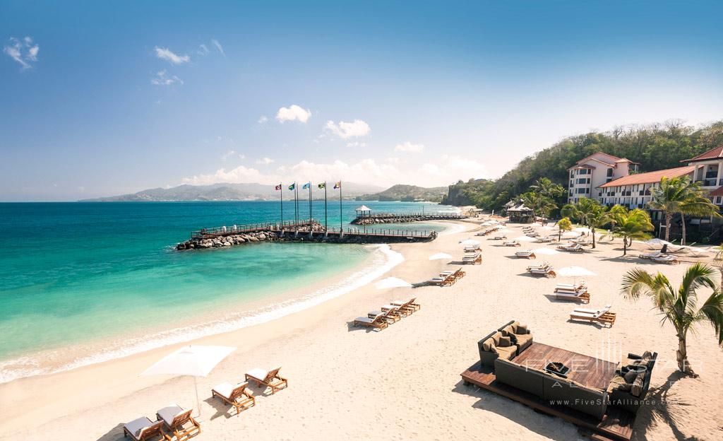 Beach at Sandals La Source, St. Georges, Grenada