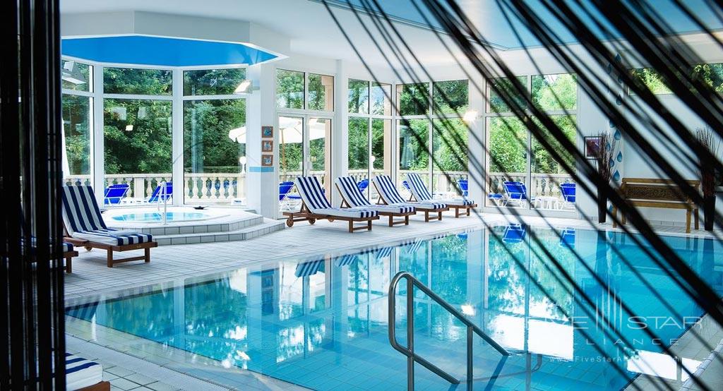 Indoor Pool at Chateau de l'Ile, Strasbourg-Ostwald, France