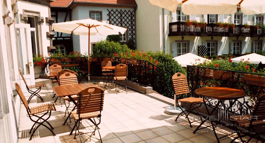 Terrace Lounge at Chateau de l'Ile, Strasbourg-Ostwald, France