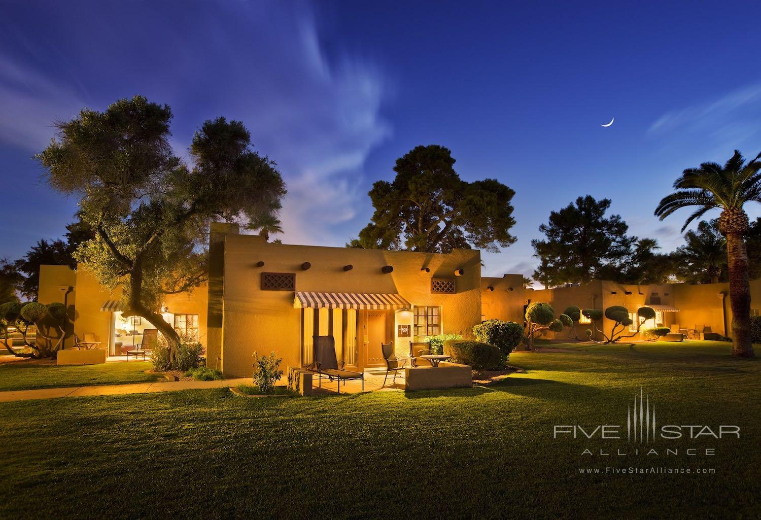 Outdoor patio of a Fairway Suite at The Wigwam Arizona in Phoenix