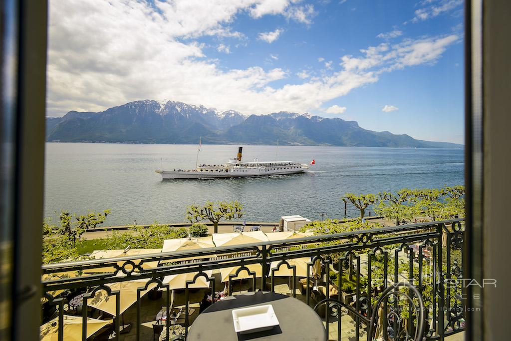 View from Hotel Des Trois Couronnes