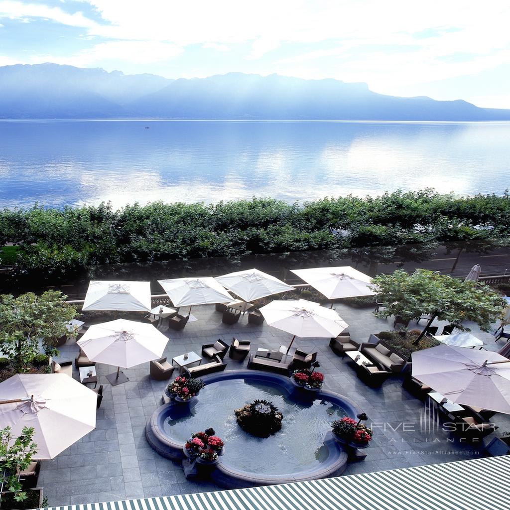 Terrace at Hotel Des Trois Couronnes