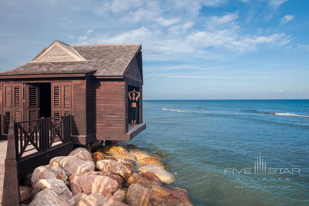 Overwater cabana belonging to the award winning Fern Tree at Half Moon, Montego Bay, St. James, Jamaica