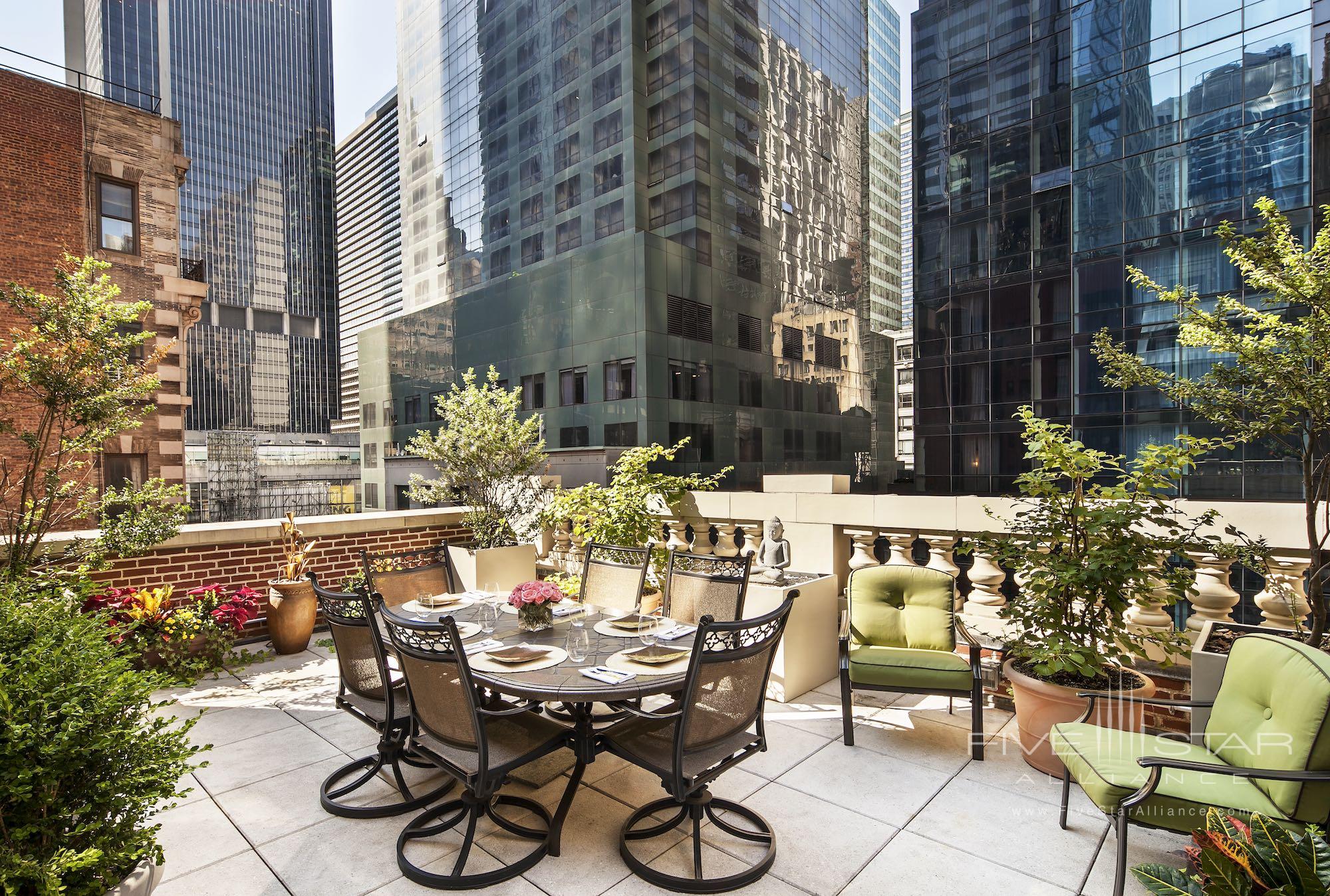 Zen Suite Private Terrace at The Chatwal New York City
