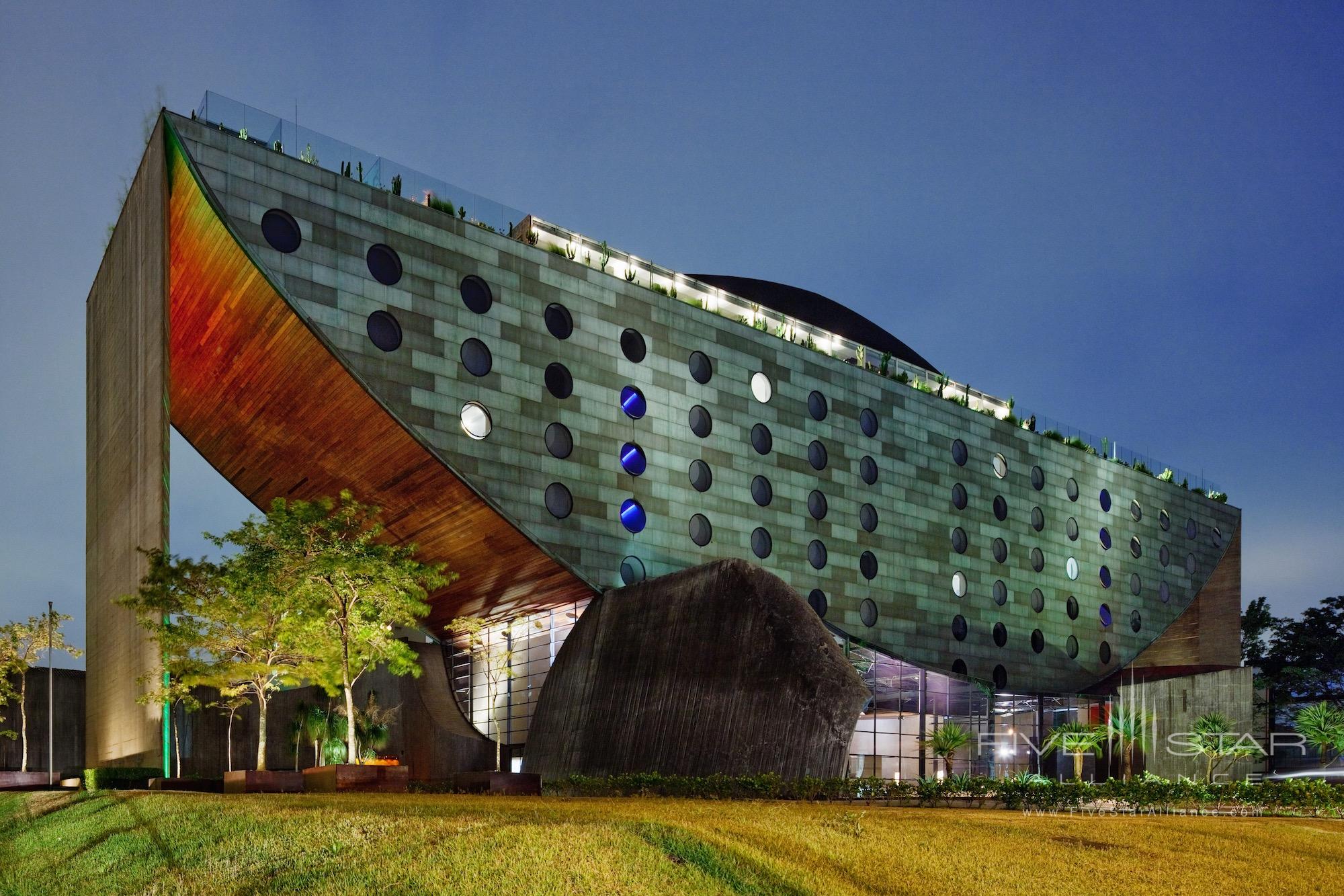 Exterior Facade of Hotel Unique in Sao Paulo