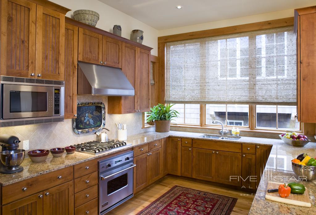 Mountain Cabin Kitchen at The Lodge at Spruce Peak