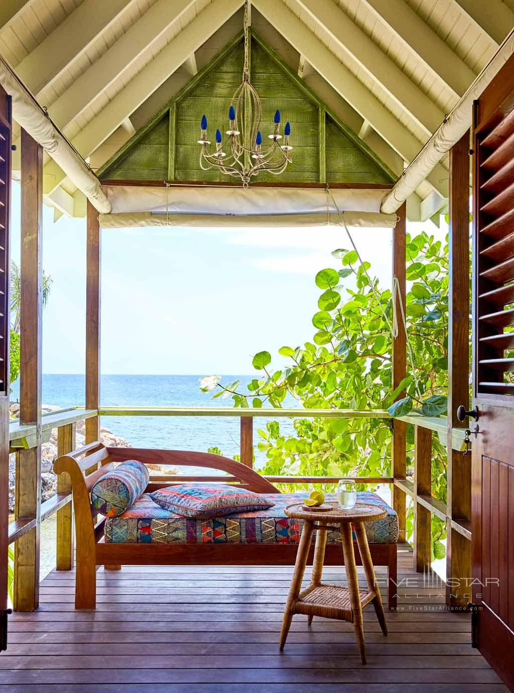 Beach Hut at GoldenEye Hotel and Resort, St. Mary, Jamaica