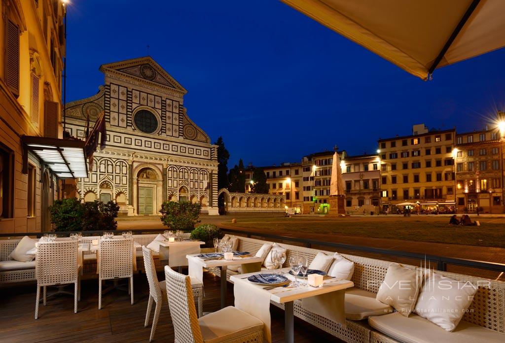 Al Fresco Restaurant at Grand Hotel Minerva Florence, Italy