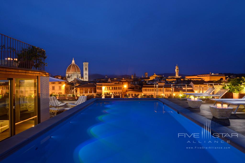 Rooftop Pool at Grand Hotel Minerva Florence, Italy