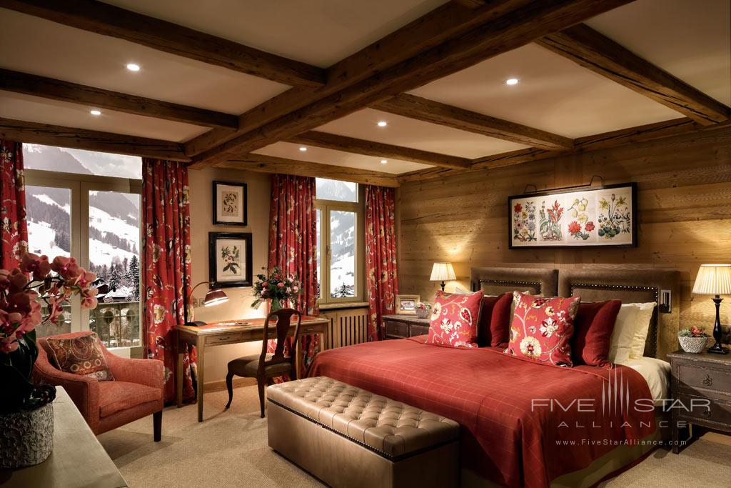 Suite at Gstaad Palace Hotel, Switzerland