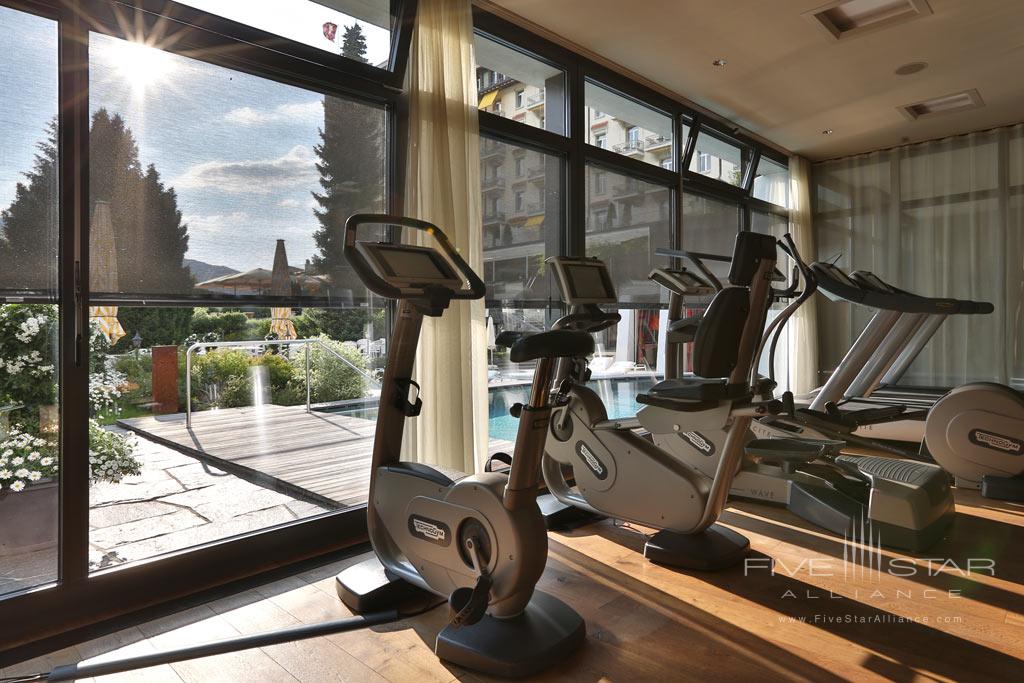 Gym at Gstaad Palace Hotel, Switzerland