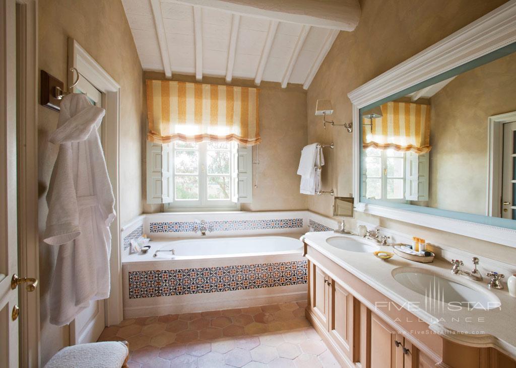 Guest Bath at Rosewood Castiglion del Bosco, Montalcino, Italy