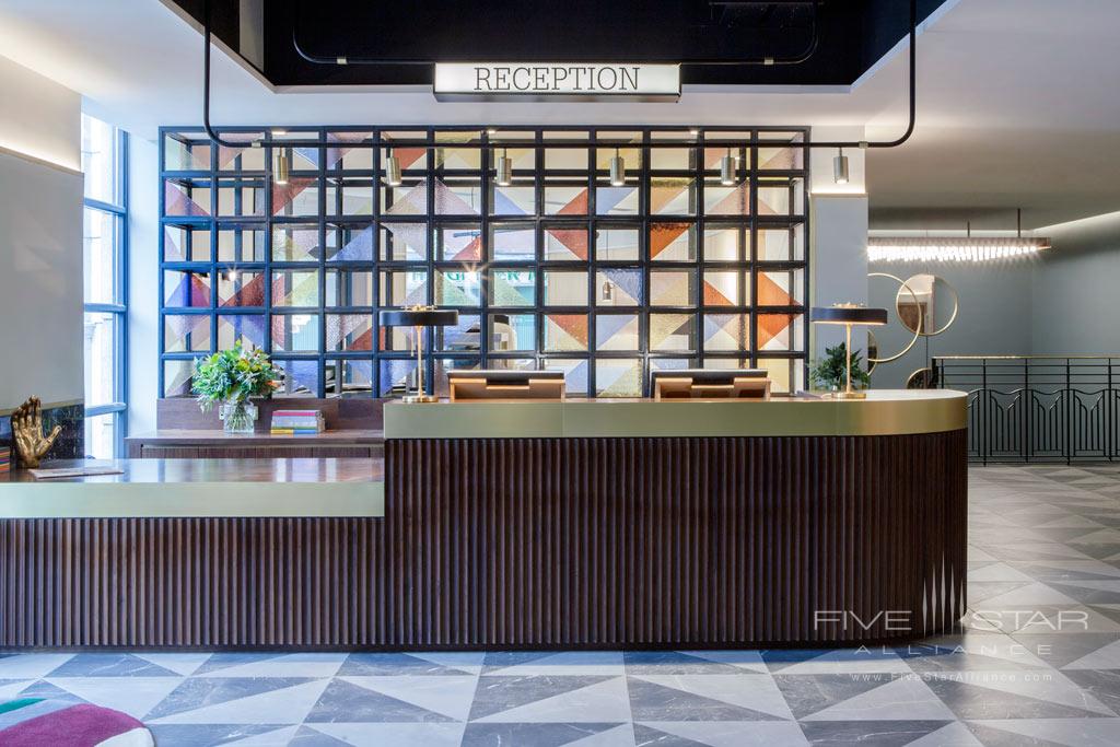 Reception Area at The Alex, Dublin, Ireland