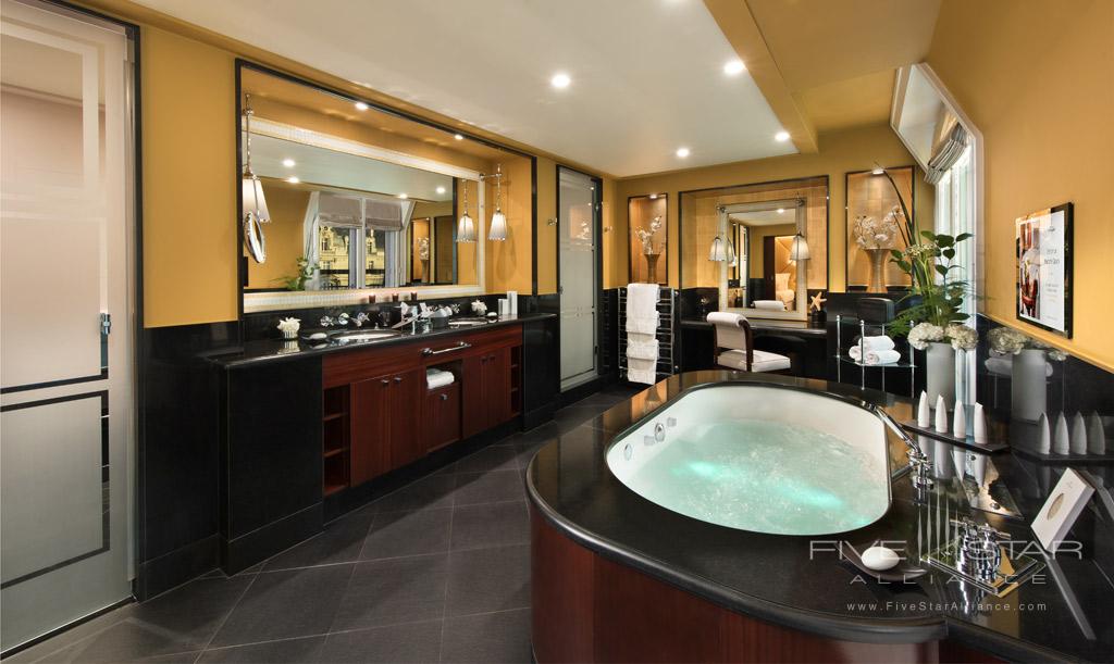 Suite Bath at Hotel Fouquet's Barriere, Paris, France