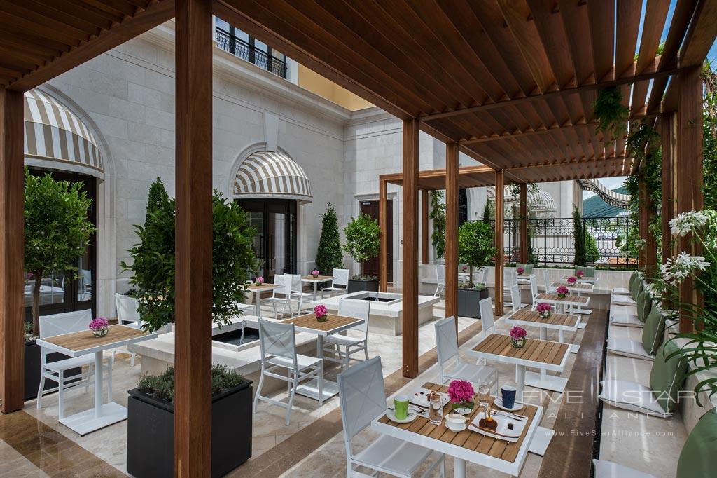 Terrace of Gourmet Corner at Regent Porto Montenegro, Tivat, Montenegro