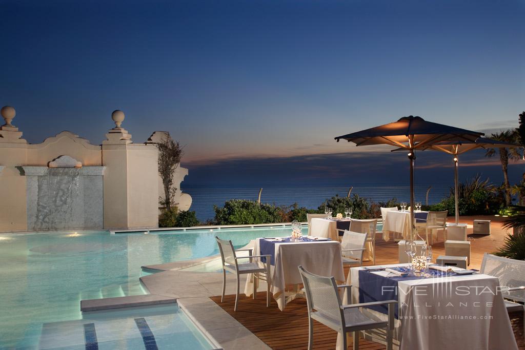 Poolside Dining at Grand Hotel Principe di Piemonte, Viareggio LU, Italy