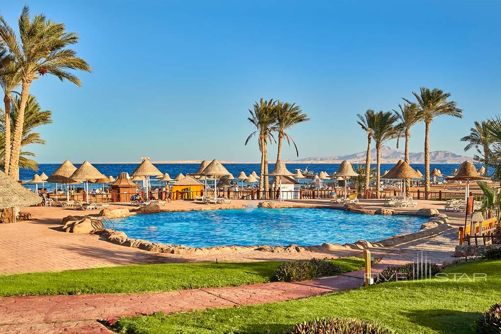 Beach and Outdoor Pool at Parrotel Beach Resort, Sharm El Sheikh, South Sinai, Egypt
