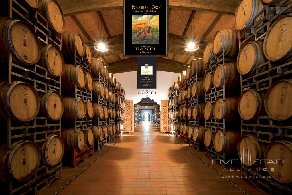 Winery at Castello Banfi - Il Borgo, Montalcino, Siena, Italy