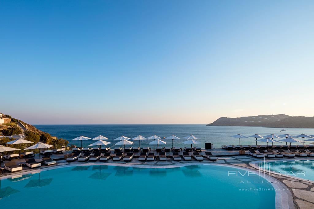 Outdoor Pool at Myconian Imperial Resort and Thalasso Spa, Mykonos, Greece