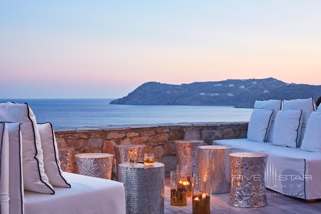 Veranda Bar at Myconian Imperial Resort and Thalasso Spa, Mykonos, Greece